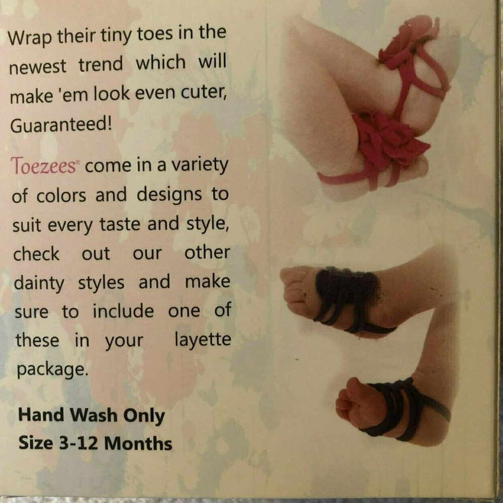 Red Toezees Sandals For Baby - Picture 2 of 5